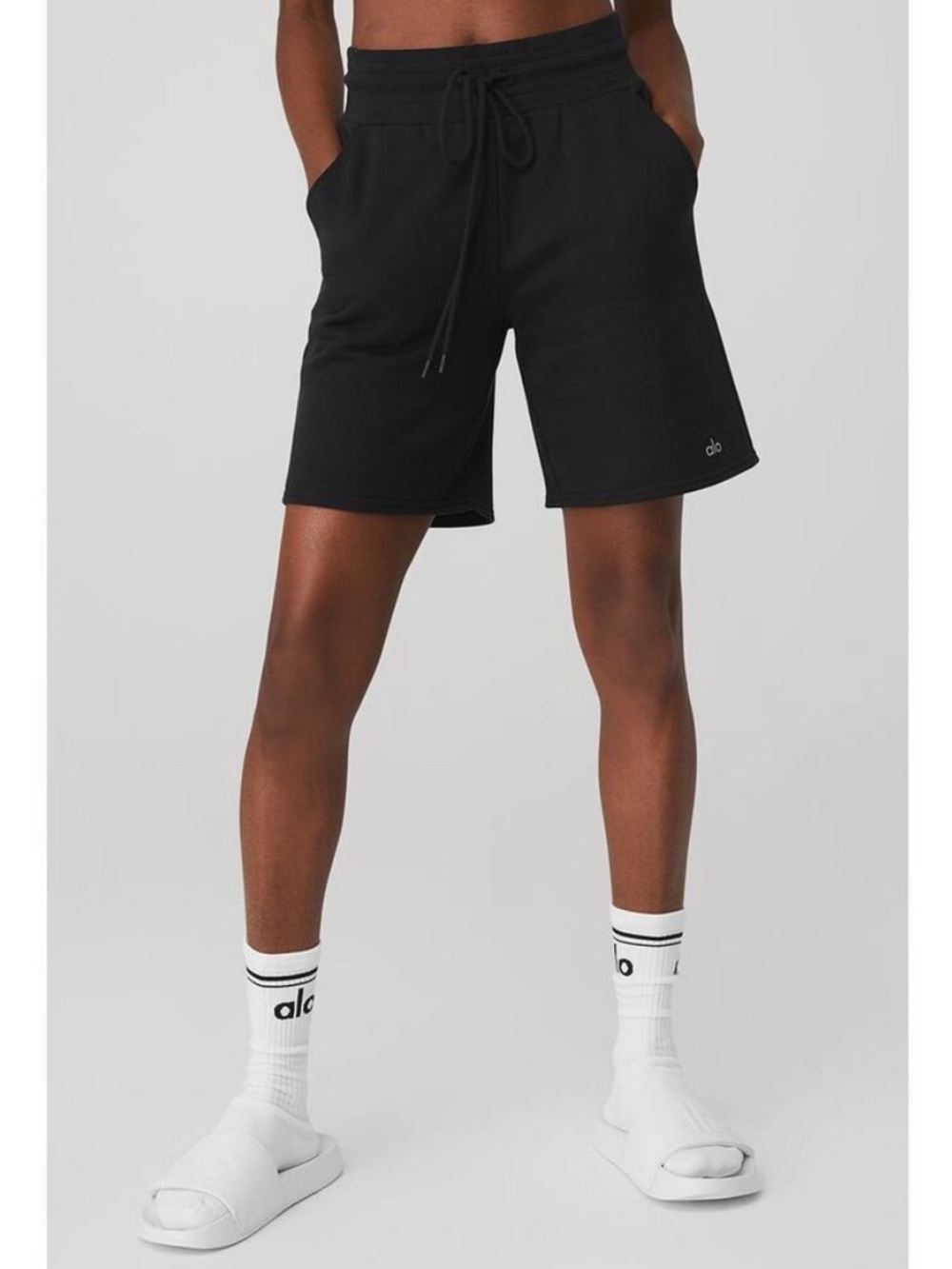 Alo Yoga High Waist Easy Sweat Shorts